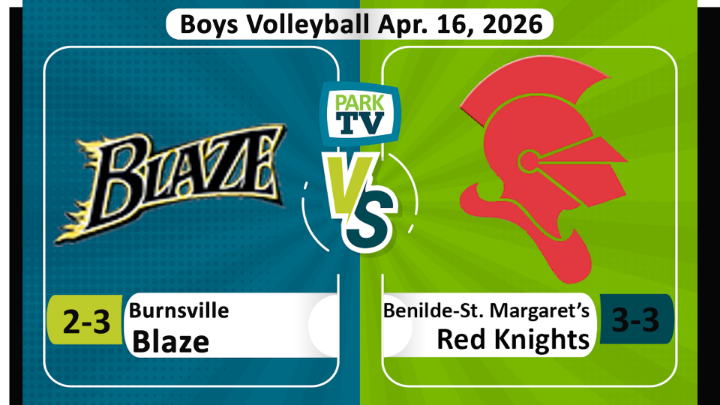 Burnsville vs Benilde-St. Margaret's boys volleyball April. 14, 2026