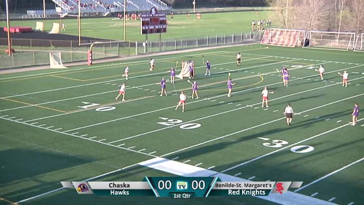 Chaska vs Benilde-St. Margaret's girls lacrosse Apr. 21, 2026