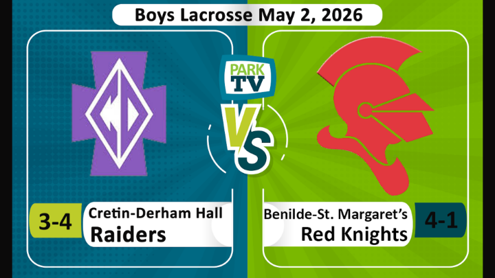 Cretin-Derham Hall vs Benilde-St. Margaret's boys lacrosse May 2, 2026