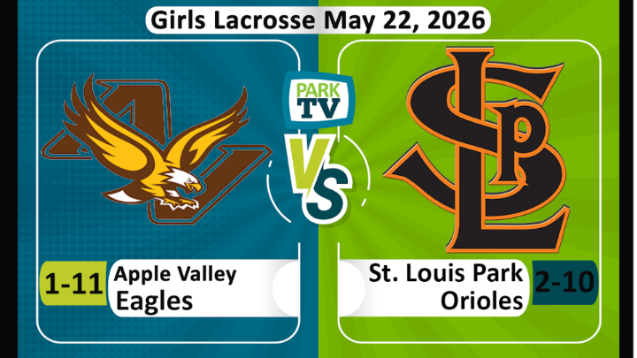 Apple Valley vs St. Louis Park girls' lacrosse May 22, 2026