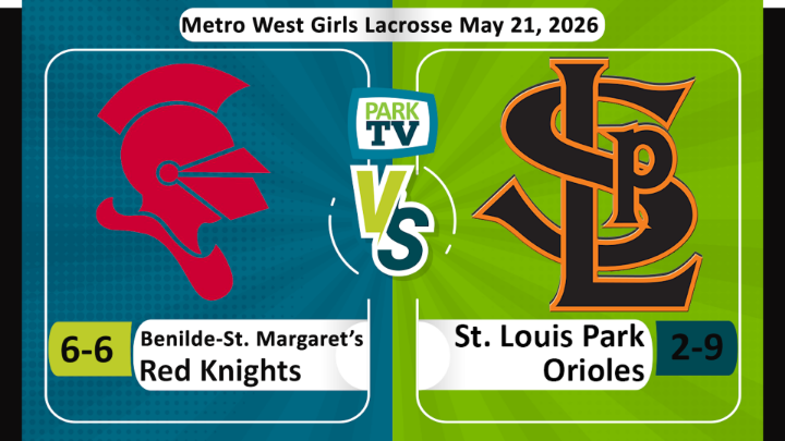 Benilde-St. Margaret's vs St. Louis Park girls' lacrosse May 21, 2026