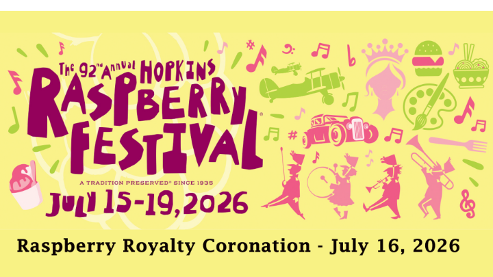 Hopkins Raspberry Royalty Coronation July 16, 2026